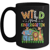 Teacher Kids Back To School Wild About Kindergarten Mug | teecentury