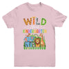 Teacher Kids Back To School Wild About Kindergarten Youth Shirt | teecentury