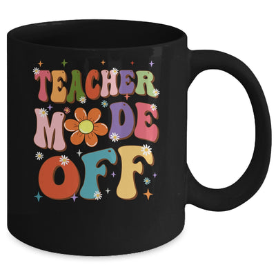 Teacher Mode Off Last Day Of School Summer Break Groovy Mug | teecentury