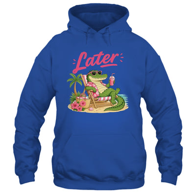 Teacher Summer Alligator See You Later Last Day Of School Shirt & Tank Top | teecentury
