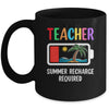 Teacher Summer Recharge Required Last Day Of School Funny Mug | teecentury