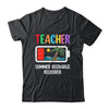 Teacher Summer Recharge Required Last Day Of School Funny Shirt & Tank Top | teecentury