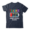 Teacher Summer Recharge Required Last Day Of School Funny Shirt & Tank Top | teecentury