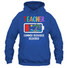 Teacher Summer Recharge Required Last Day Of School Funny Shirt & Tank Top | teecentury