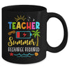 Teacher Summer Recharge Required Last Day School Women Funny Mug | teecentury