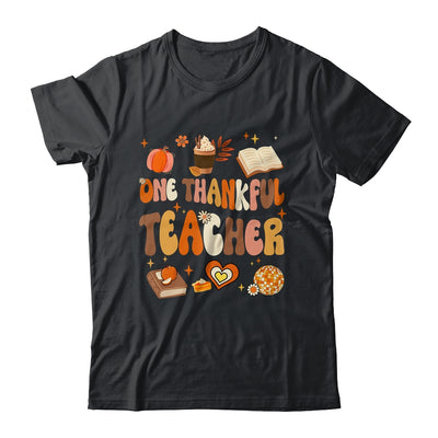 Teacher Thanksgiving For Women One Thankful Teacher Shirt & Hoodie | teecentury