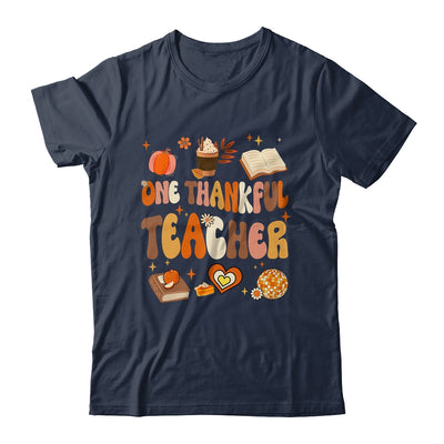 Teacher Thanksgiving For Women One Thankful Teacher Shirt & Hoodie | teecentury