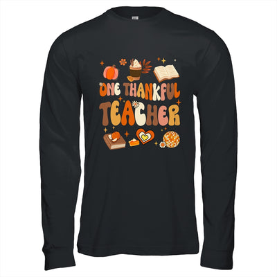 Teacher Thanksgiving For Women One Thankful Teacher Shirt & Hoodie | teecentury
