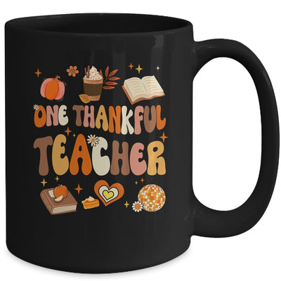 Teacher Thanksgiving For Women One Thankful Teacher Mug | teecentury