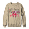 Teacher Valentine's Day One Loved Teacher Coquette Bow Retro Shirt & Sweatshirt | teecentury