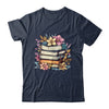 Teacher Women Reading Book Lover Wildflowers Books Graphic Shirt & Hoodie | teecentury