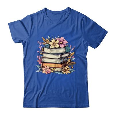 Teacher Women Reading Book Lover Wildflowers Books Graphic Shirt & Hoodie | teecentury