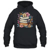 Teacher Women Reading Book Lover Wildflowers Books Graphic Shirt & Hoodie | teecentury