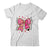 Teaching Is A Work Of Heart Pencil Bow Teacher Valentine Shirt & Sweatshirt | teecentury