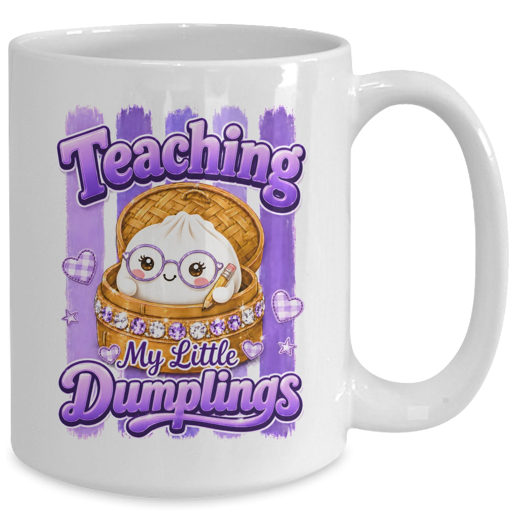 Teaching My Little Dumplings Kawaii Teacher Back To School Mug | teecentury