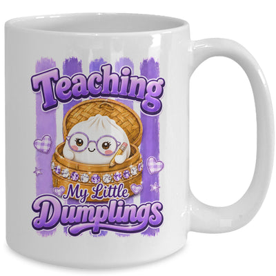 Teaching My Little Dumplings Kawaii Teacher Back To School Mug | teecentury