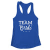 Team Bride Flower Bachelorette Bridal Shower Bridesmaid Shirt & Tank Top | teecentury