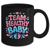 Team Healthy Baby Gender Reveal Party Announcement Mug | teecentury
