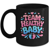 Team Healthy Baby Gender Reveal Party Announcement Mug | teecentury