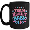 Team Healthy Baby Gender Reveal Party Announcement Mug | teecentury