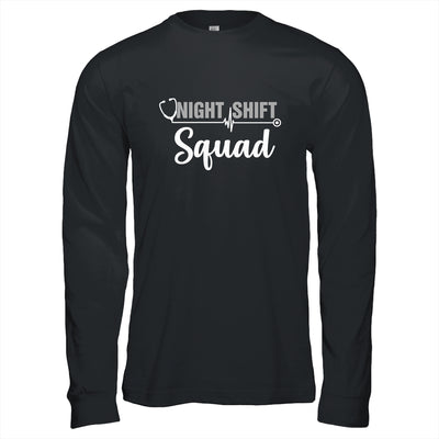 Team Night Shift Squad Funny Doctor Nurse Nursing RN LPN CNA Shirt & Hoodie | teecentury