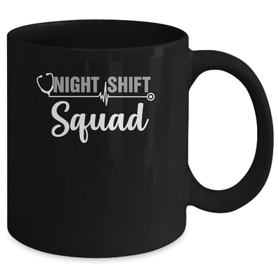 Team Night Shift Squad Funny Doctor Nurse Nursing RN LPN CNA Mug | teecentury