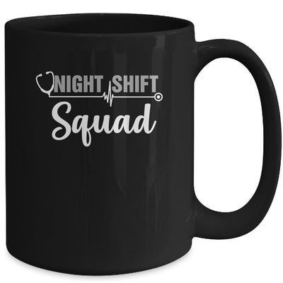 Team Night Shift Squad Funny Doctor Nurse Nursing RN LPN CNA Mug | teecentury
