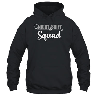 Team Night Shift Squad Funny Doctor Nurse Nursing RN LPN CNA Shirt & Hoodie | teecentury