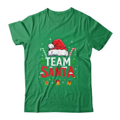 Team Santa Red Plaid Christmas Family Matching Boys Girls Shirt & Sweatshirt | teecentury