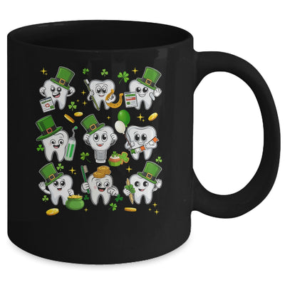 Teeth St Patrick Dentist Dental Assistant Irish Leprechaun Mug | teecentury