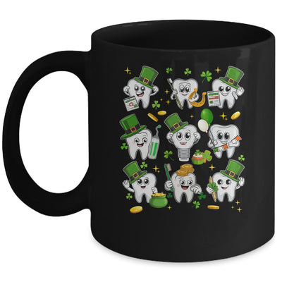 Teeth St Patrick Dentist Dental Assistant Irish Leprechaun Mug | teecentury