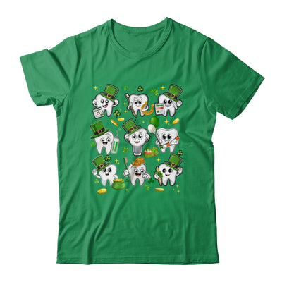 Teeth St Patrick Dentist Dental Assistant Irish Leprechaun Shirt & Hoodie | teecentury