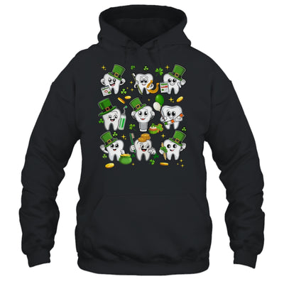 Teeth St Patrick Dentist Dental Assistant Irish Leprechaun Shirt & Hoodie | teecentury