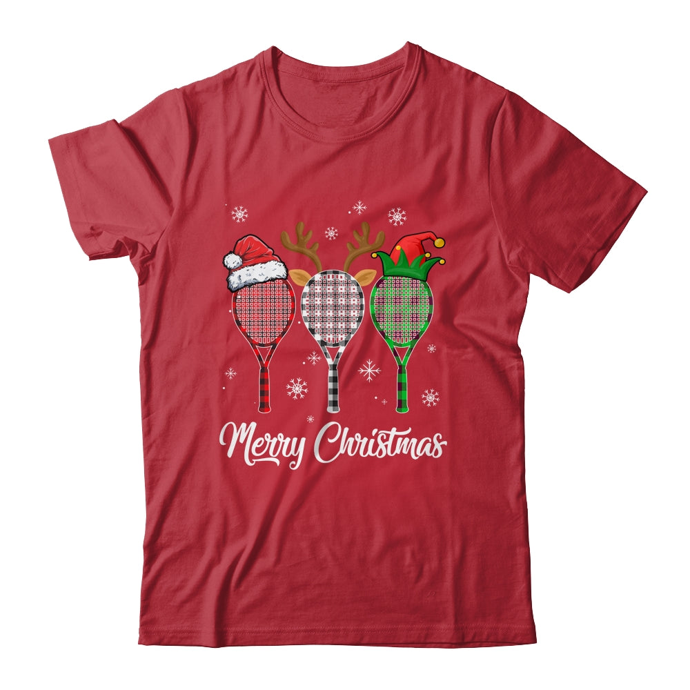 Tennis For Men Women Merry Chistmas Tennis Racket Christmas Shirt & Sweatshirt | teecentury
