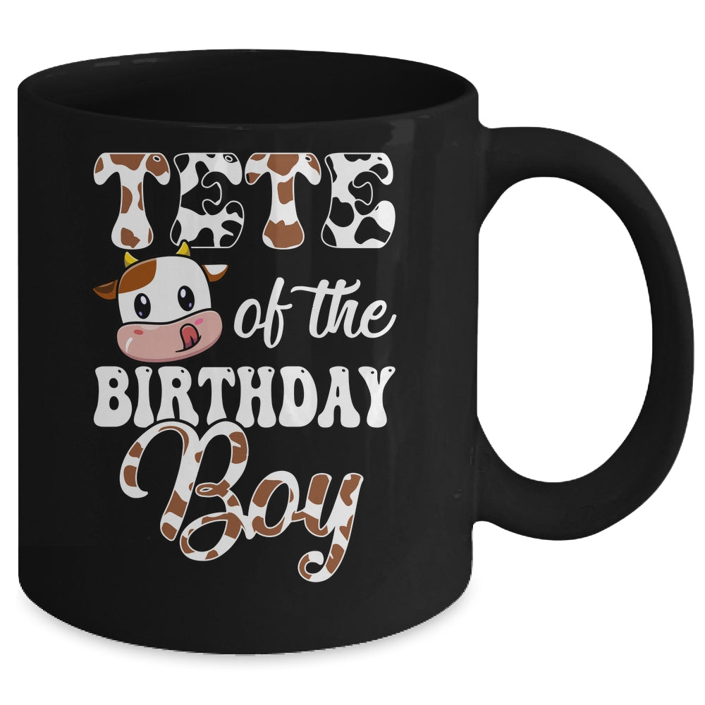 Tete Of The Birthday Boy Cow Farm 1st Birthday Boy Mug | teecentury