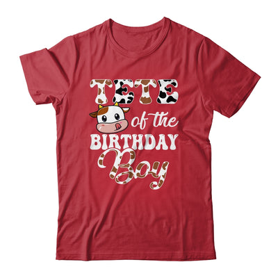 Tete Of The Birthday Boy Cow Farm 1st Birthday Boy Shirt & Hoodie | teecentury