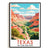 Texas Travel Print Poster Lone Star State Scenic Vista Souvenir Wall Art Landscape Picture Suitable For Home Room Living Room Office Bedroom Decor Unframed | teecentury