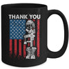 Thank You Patriotic Memorial Day 4th Of July US Flag Mug | teecentury