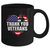 Thank You Veterans Day Memorial Day Partiotic Usa Mug | teecentury