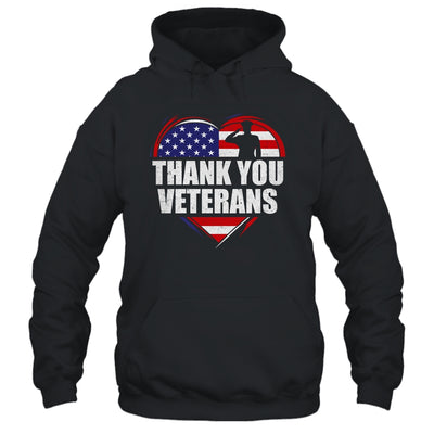 Thank You Veterans Day Memorial Day Partiotic Usa Shirt & Hoodie | teecentury