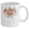 Thankful Coquette Bow Fall Autumn Season Thanksgiving Season Mug | teecentury