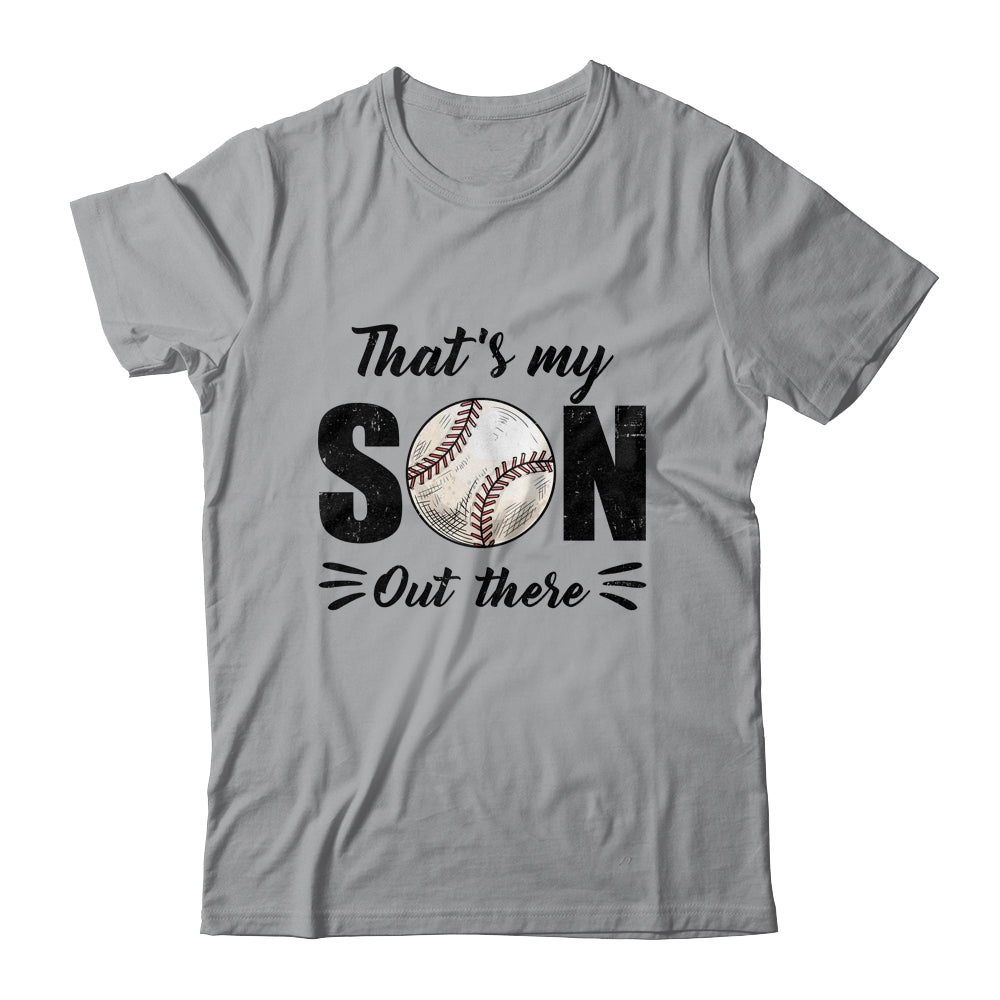That's My Son Out There Baseball Lover Grandma Grandpa Shirt & Tank Top | teecentury