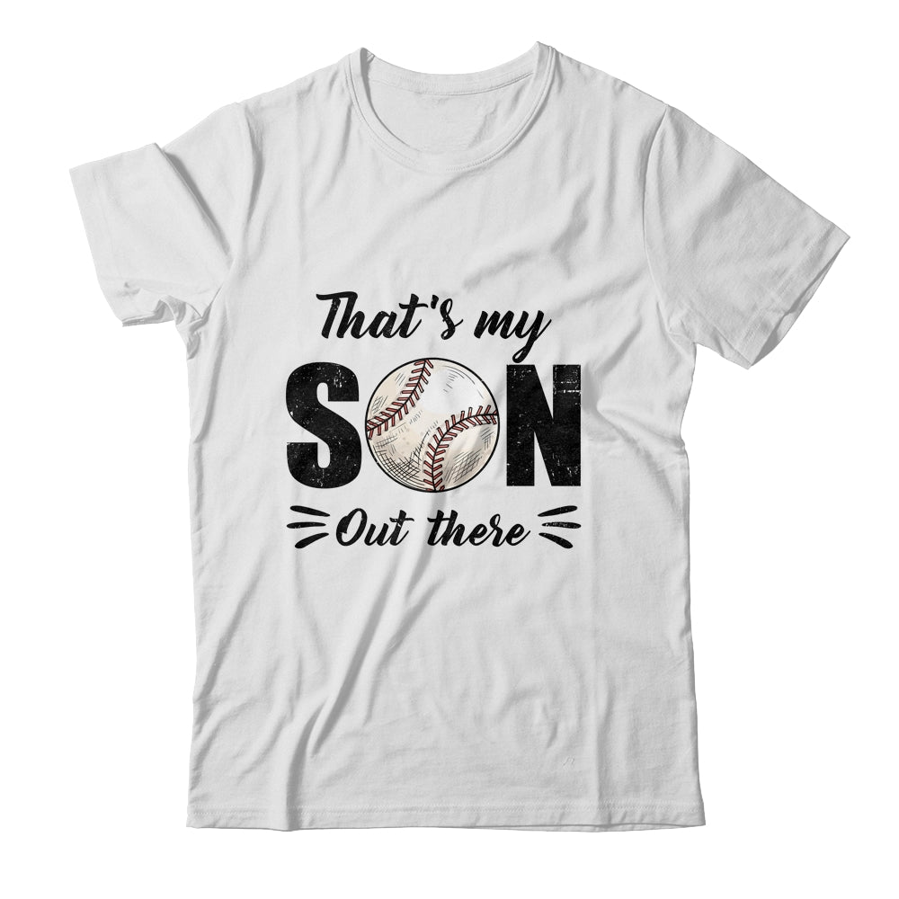 That's My Son Out There Baseball Lover Grandma Grandpa Shirt & Tank Top | teecentury