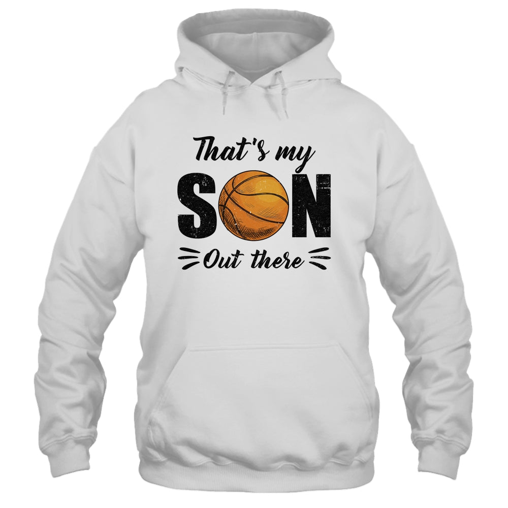 That's My Son Out There Basketball Lover Grandma Grandpa Shirt & Tank Top | teecentury