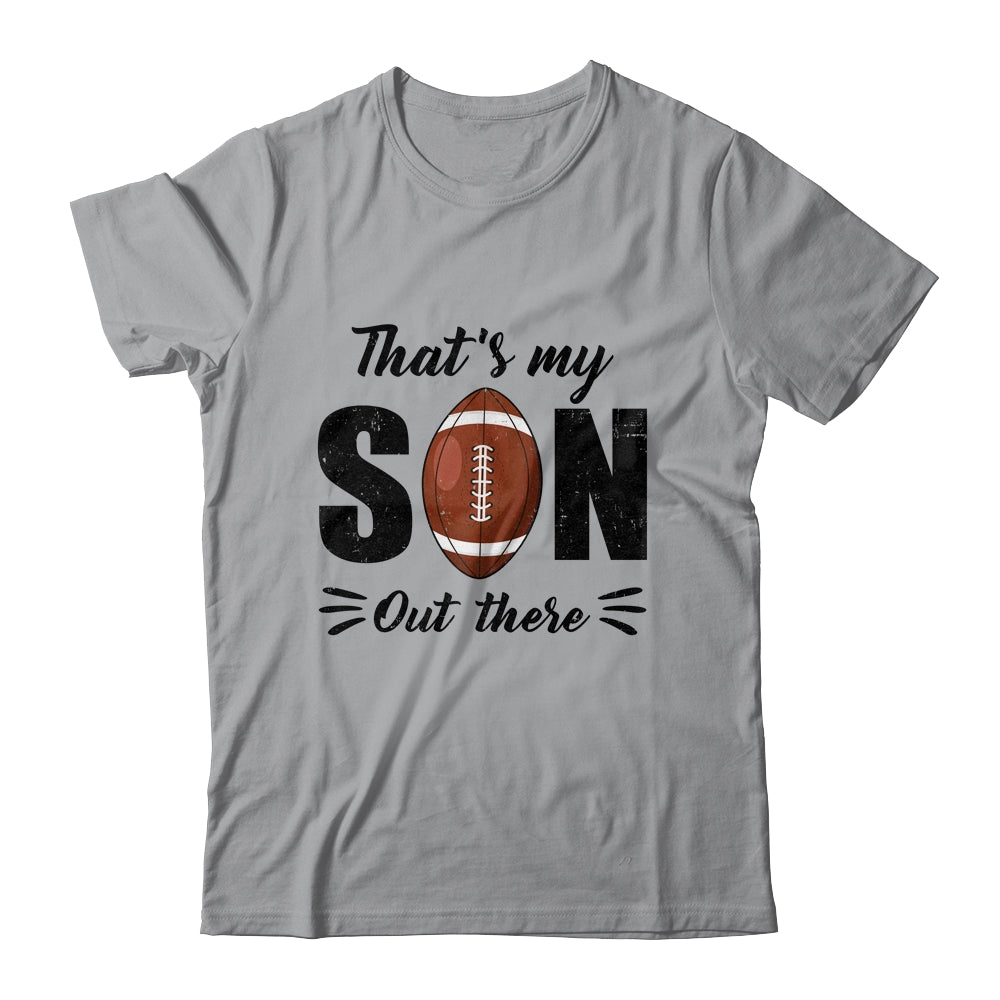 That's My Son Out There Football Lover Grandma Grandpa Shirt & Tank Top | teecentury