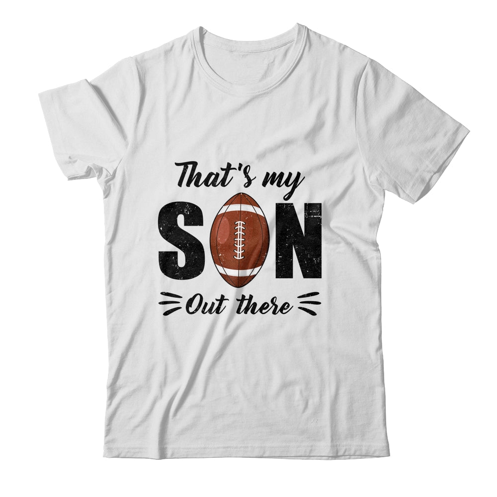 That's My Son Out There Football Lover Grandma Grandpa Shirt & Tank Top | teecentury