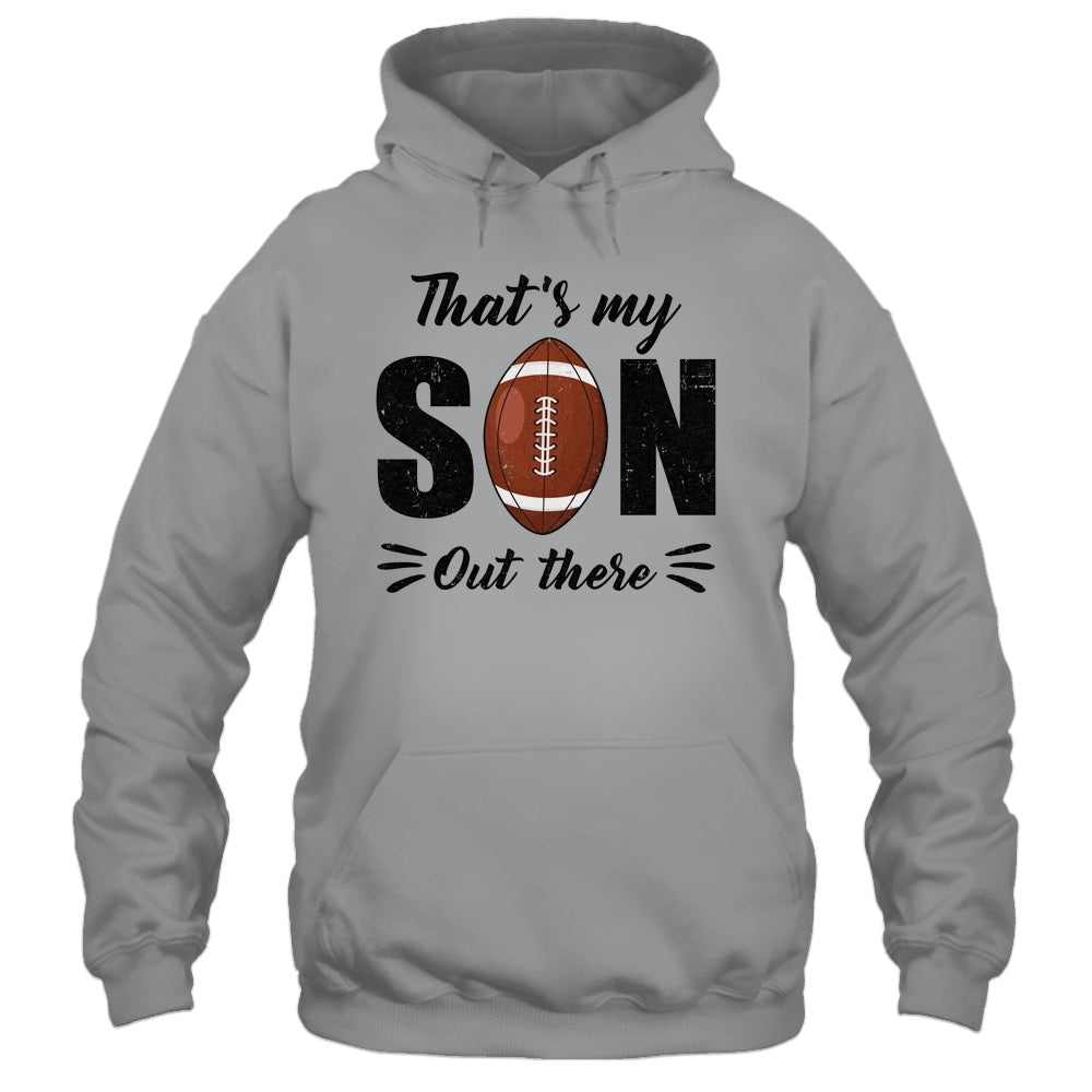 That's My Son Out There Football Lover Grandma Grandpa Shirt & Tank Top | teecentury