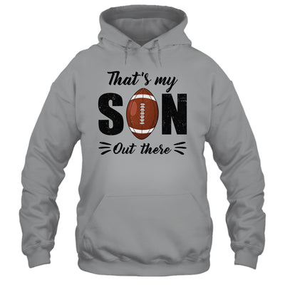 That's My Son Out There Football Lover Grandma Grandpa Shirt & Tank Top | teecentury