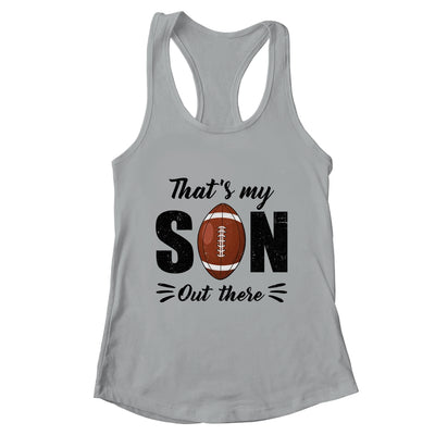That's My Son Out There Football Lover Grandma Grandpa Shirt & Tank Top | teecentury
