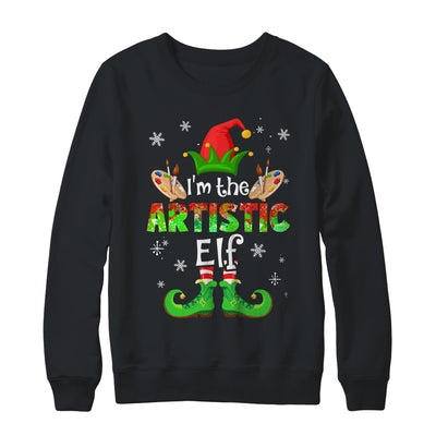 The Artistic Elf Group Matching Family Christmas Art Shirt & Sweatshirt | teecentury